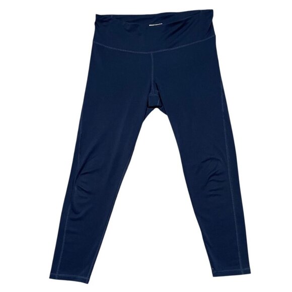 Amazon Essentials Navy Performance Mid-Rise Athletic Leggigs SIZE-LARGE - Picture 1 of 4